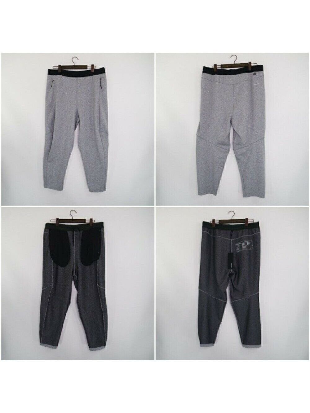 NWT ISAORA Dry Touch Training Pant Mens Size XL Heather Gray 4005 Athletic $195
